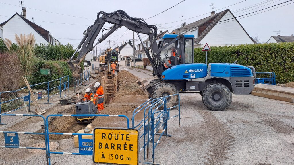 Chantier renouvellement EU & AEP - Saint-Clair