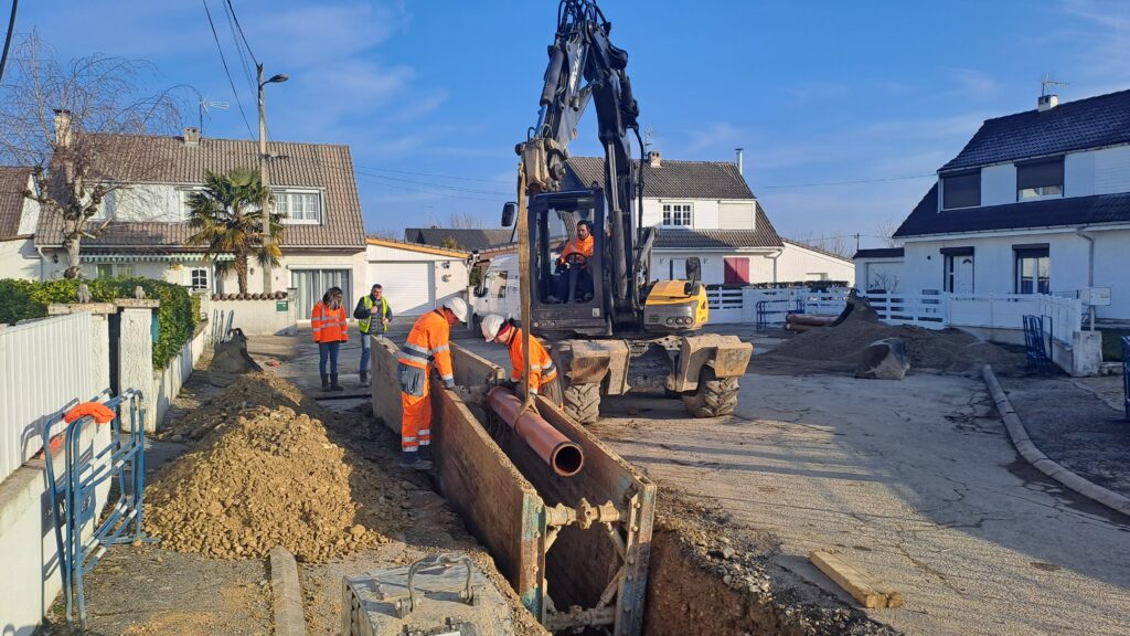 Chantier renouvellement EU & AEP - Saint-Clair