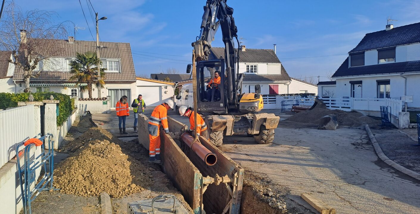 Chantier renouvellement EU & AEP - Saint-Clair