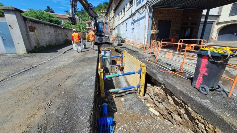 Chantier assainissement – Rue de la République – Saint-Etienne