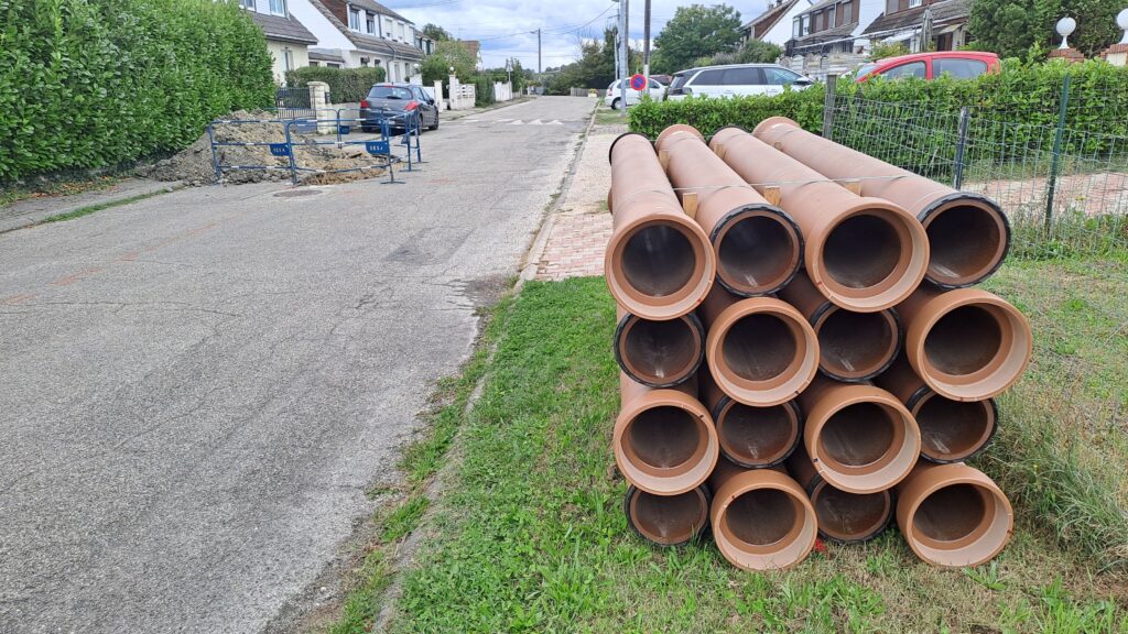 Chantier renouvellement EU & AEP - Saint-Clair