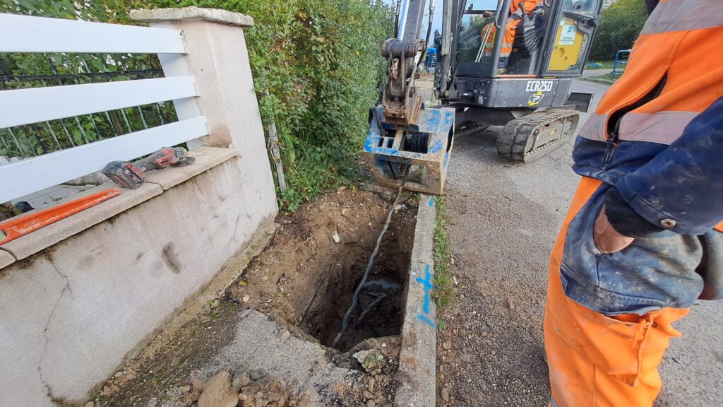 Chantier renouvellement EU & AEP - Saint-Clair