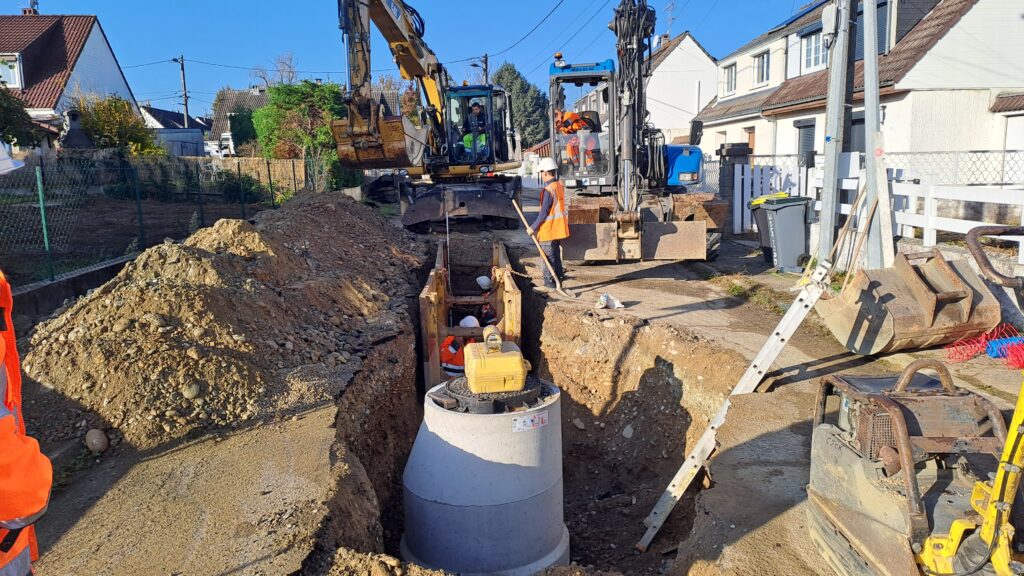 Chantier renouvellement EU & AEP - Saint-Clair