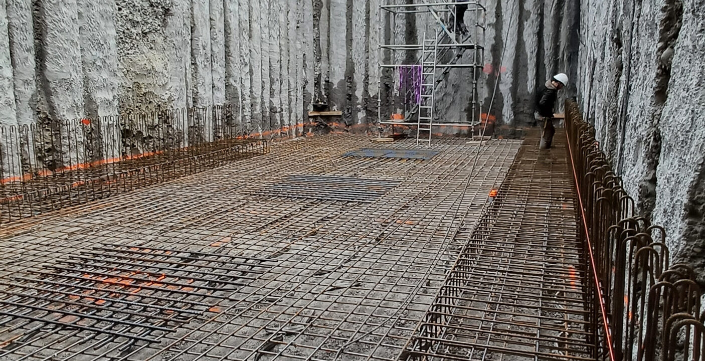 Chantier du bassin de stockage CHU St-Etienne – Hôpital Nord
