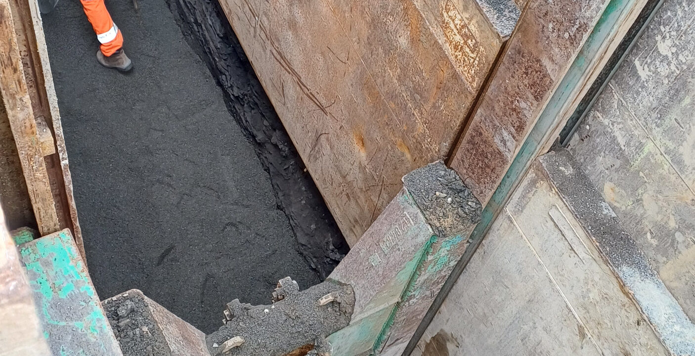 Chantier du bassin de stockage CHU St-Etienne – Hôpital Nord