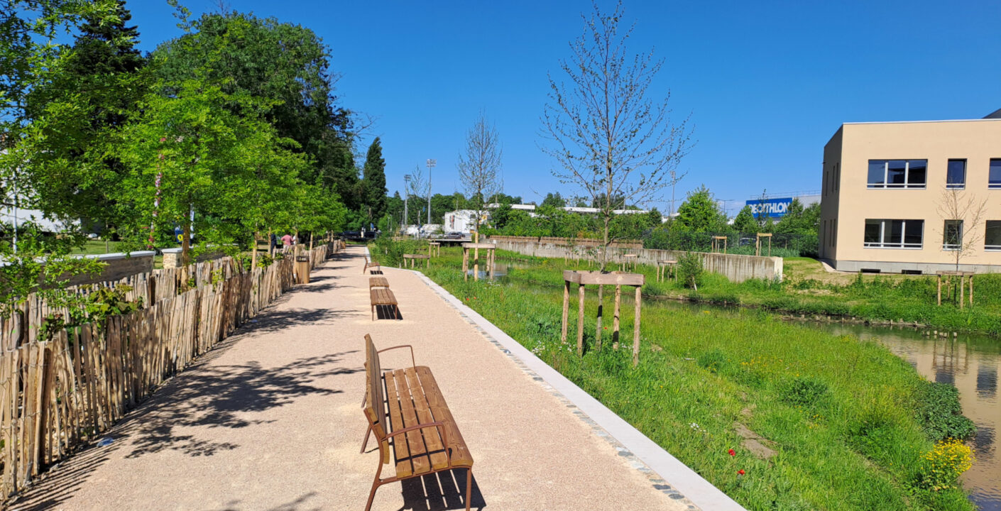 Travaux de requalification de l’allée de Challes à Bourg-en-Bresse