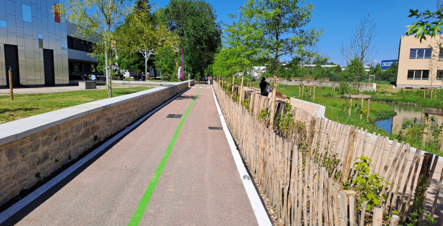 Travaux de requalification de l’allée de Challes à Bourg-en-Bresse