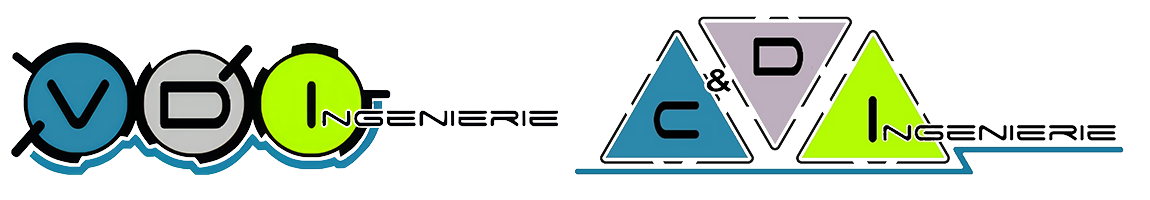 Logos VDI et C&DI contour blanc